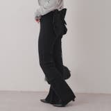 【3サイズ展開】後ろ姿まで可愛い、リボンデニムフレアパンツ | RMAF　NICE CLAUP / OLIVE des OLIVE | 詳細画像37 