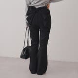 【3サイズ展開】後ろ姿まで可愛い、リボンデニムフレアパンツ | RMAF　NICE CLAUP / OLIVE des OLIVE | 詳細画像39 