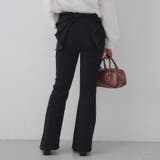 【3サイズ展開】後ろ姿まで可愛い、リボンデニムフレアパンツ | RMAF　NICE CLAUP / OLIVE des OLIVE | 詳細画像56 