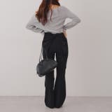 【3サイズ展開】後ろ姿まで可愛い、リボンデニムフレアパンツ | RMAF　NICE CLAUP / OLIVE des OLIVE | 詳細画像43 