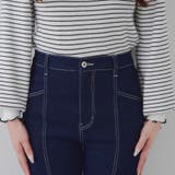 【3サイズ展開】後ろ姿まで可愛い、リボンデニムフレアパンツ | RMAF　NICE CLAUP / OLIVE des OLIVE | 詳細画像91 