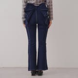 【3サイズ展開】後ろ姿まで可愛い、リボンデニムフレアパンツ | RMAF　NICE CLAUP / OLIVE des OLIVE | 詳細画像82 