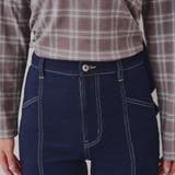 【3サイズ展開】後ろ姿まで可愛い、リボンデニムフレアパンツ | RMAF　NICE CLAUP / OLIVE des OLIVE | 詳細画像84 