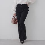 【3サイズ展開】後ろ姿まで可愛い、リボンデニムフレアパンツ | RMAF　NICE CLAUP / OLIVE des OLIVE | 詳細画像53 