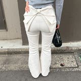 【3サイズ展開】後ろ姿まで可愛い、リボンデニムフレアパンツ | RMAF　NICE CLAUP / OLIVE des OLIVE | 詳細画像42 