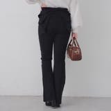 【3サイズ展開】後ろ姿まで可愛い、リボンデニムフレアパンツ | RMAF　NICE CLAUP / OLIVE des OLIVE | 詳細画像55 