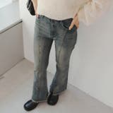 【2サイズ展開】スタッズセミフレアデニム | RMAF NICE CLAUP / OLIVE des OLIVE | 詳細画像12