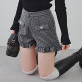 ドット | 裾フリルショートパンツ | RMAF　NICE CLAUP / OLIVE des OLIVE