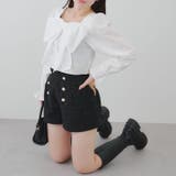 【セットアップ対応】金釦ツイードショートパンツ | RMAF NICE CLAUP / OLIVE des OLIVE | 詳細画像6
