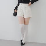 アイボリー | 【セットアップ対応】金釦ツイードショートパンツ | RMAF NICE CLAUP / OLIVE des OLIVE