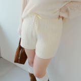 アイボリー | ケーブル編みニットショートパンツ | RMAF　NICE CLAUP / OLIVE des OLIVE
