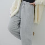 トップグレー | キラキラロゴスウェットパンツ | NICE CLAUP / OLIVE des OLIVE　OUTLET