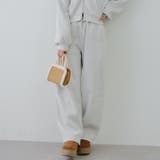 アイボリー | キラキラロゴスウェットパンツ | NICE CLAUP / OLIVE des OLIVE　OUTLET