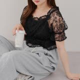 ブラック | 【@reve.perle_セレクト】2WAYオフショルフリルブラウス | RMAF NICE CLAUP / OLIVE des OLIVE