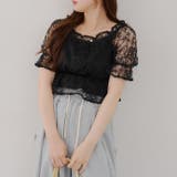 【@reve.perle_セレクト】2WAYオフショルフリルブラウス | RMAF NICE CLAUP / OLIVE des OLIVE | 詳細画像12