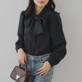 リボンタイブラウス | NICE CLAUP / OLIVE des OLIVE　OUTLET | 詳細画像1 