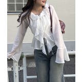 オフ | 楊柳シアーラッフルブラウス | RMAF NICE CLAUP / OLIVE des OLIVE