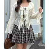 楊柳シアーラッフルブラウス | RMAF NICE CLAUP / OLIVE des OLIVE | 詳細画像8