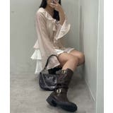 楊柳シアーラッフルブラウス | RMAF NICE CLAUP / OLIVE des OLIVE | 詳細画像16