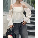 【夏から秋まで着れる】袖2wayシャーリングブラウス | NICE CLAUP / OLIVE des OLIVE　OUTLET | 詳細画像2 