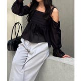 【夏から秋まで着れる】袖2wayシャーリングブラウス | NICE CLAUP / OLIVE des OLIVE　OUTLET | 詳細画像13 