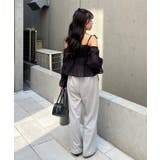 【夏から秋まで着れる】袖2wayシャーリングブラウス | NICE CLAUP / OLIVE des OLIVE　OUTLET | 詳細画像18 