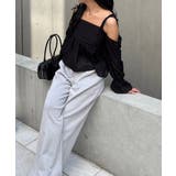 【夏から秋まで着れる】袖2wayシャーリングブラウス | NICE CLAUP / OLIVE des OLIVE　OUTLET | 詳細画像19 