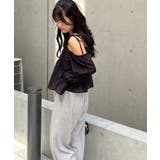 【夏から秋まで着れる】袖2wayシャーリングブラウス | NICE CLAUP / OLIVE des OLIVE　OUTLET | 詳細画像21 