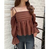 【夏から秋まで着れる】袖2wayシャーリングブラウス | NICE CLAUP / OLIVE des OLIVE　OUTLET | 詳細画像24 