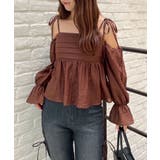 【夏から秋まで着れる】袖2wayシャーリングブラウス | NICE CLAUP / OLIVE des OLIVE　OUTLET | 詳細画像25 