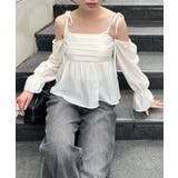 アイボリー | 【夏から秋まで着れる】袖2wayシャーリングブラウス | NICE CLAUP / OLIVE des OLIVE　OUTLET