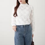 プチハイシャーリングブラウス | NICE CLAUP / OLIVE des OLIVE　OUTLET | 詳細画像4 