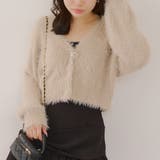 シャギーショートカーディガン | RMAF　NICE CLAUP / OLIVE des OLIVE | 詳細画像11 