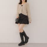 シャギーショートカーディガン | RMAF　NICE CLAUP / OLIVE des OLIVE | 詳細画像15 