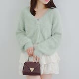 シャギーショートカーディガン | RMAF　NICE CLAUP / OLIVE des OLIVE | 詳細画像18 