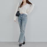 シャギーショートカーディガン | RMAF　NICE CLAUP / OLIVE des OLIVE | 詳細画像8 