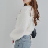 シャギーショートカーディガン | RMAF　NICE CLAUP / OLIVE des OLIVE | 詳細画像6 