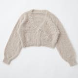 シャギーショートカーディガン | RMAF　NICE CLAUP / OLIVE des OLIVE | 詳細画像37 