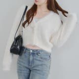 シャギーショートカーディガン | RMAF　NICE CLAUP / OLIVE des OLIVE | 詳細画像3 