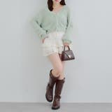 シャギーショートカーディガン | RMAF　NICE CLAUP / OLIVE des OLIVE | 詳細画像21 