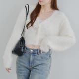 シャギーショートカーディガン | RMAF　NICE CLAUP / OLIVE des OLIVE | 詳細画像5 