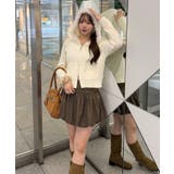 ケーブルZIPUPパーカー | NICE CLAUP / OLIVE des OLIVE　OUTLET | 詳細画像4 