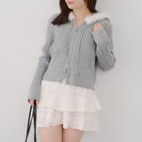 ケーブルZIPUPパーカー | NICE CLAUP / OLIVE des OLIVE　OUTLET | 詳細画像34 