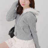 ケーブルZIPUPパーカー | NICE CLAUP / OLIVE des OLIVE　OUTLET | 詳細画像38 