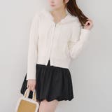 ケーブルZIPUPパーカー | NICE CLAUP / OLIVE des OLIVE　OUTLET | 詳細画像43 