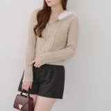 ケーブルZIPUPパーカー | NICE CLAUP / OLIVE des OLIVE　OUTLET | 詳細画像52 