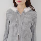 ケーブルZIPUPパーカー | NICE CLAUP / OLIVE des OLIVE　OUTLET | 詳細画像60 