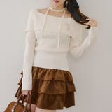 オフショルブローチ付きニット | NICE CLAUP / OLIVE des OLIVE　OUTLET | 詳細画像2 