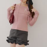 オフショルブローチ付きニット | NICE CLAUP / OLIVE des OLIVE　OUTLET | 詳細画像27 