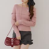 オフショルブローチ付きニット | NICE CLAUP / OLIVE des OLIVE　OUTLET | 詳細画像28 